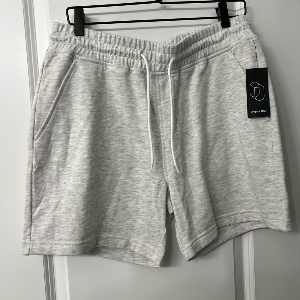 Original Use Men's Athletic Shorts - Light Gray